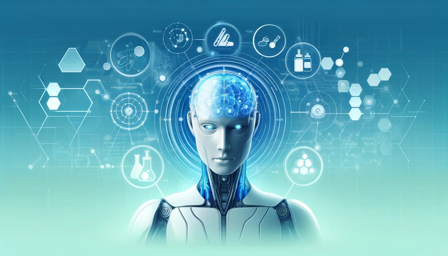 Laboratório químico com equipamentos de análise